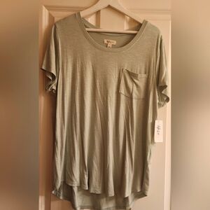 Style & Co Drapery Tee